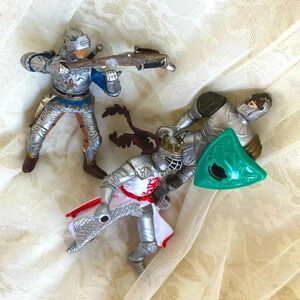 Soldier Warrior Cartoon Action Figures Set of 3 Toy figurines Collectibles